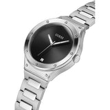 Buy Shop Guess Scope Black Dial Silver Steel Strap Watch for Men - GW0427G1 USA Online