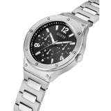 Buy Shop Guess Scope Black Dial Silver Steel Strap Watch for Men - GW0454G1 USA Online