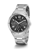 Buy Shop Guess Scope Black Dial Silver Steel Strap Watch for Men - GW0454G1 USA Online