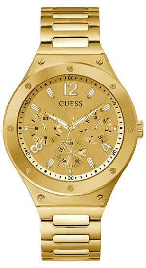 Buy Shop Guess Scope Gold Dial Gold Steel Strap Watch for Men - GW0454G2 USA Online