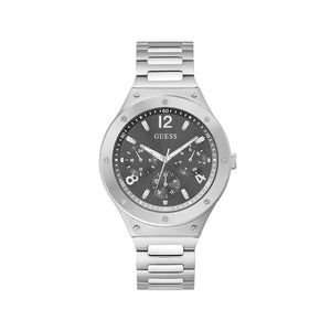 Buy Shop Guess Scope Black Dial Silver Steel Strap Watch for Men - GW0454G1 USA Online