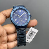 Buy Shop Guess Scope Multifunction Blue Dial Blue Steel Strap Watch for Men - GW0454G4 USA Online