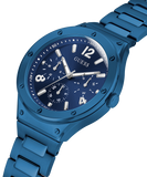 Buy Shop Guess Scope Multifunction Blue Dial Blue Steel Strap Watch for Men - GW0454G4 USA Online