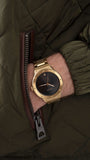 Buy Shop Guess Scope Quartz Black Dial Gold Steel Strap Watch for Men - GW0427G2 USA Online
