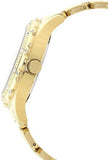 Buy Shop Guess Siren Diamonds Silver Dial Gold Steel Strap Watch for Women - W0442L2 USA Online