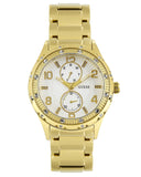 Buy Shop Guess Siren Diamonds Silver Dial Gold Steel Strap Watch for Women - W0442L2 USA Online