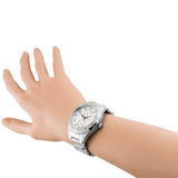 Buy Shop Guess Siren White Dial Silver Steel Strap Watch for Women - W0442L1 USA Online