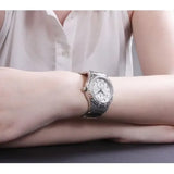 Buy Shop Guess Siren White Dial Silver Steel Strap Watch for Women - W0442L1 USA Online