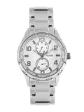 Buy Shop Guess Siren White Dial Silver Steel Strap Watch for Women - W0442L1 USA Online