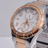 Buy Shop Guess Siren White Dial Two Tone Steel Strap Watch for Women - W0442L4 USA Online