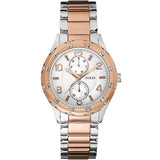 Buy Shop Guess Siren White Dial Two Tone Steel Strap Watch for Women - W0442L4 USA Online
