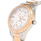 Buy Shop Guess Siren White Dial Two Tone Steel Strap Watch for Women - W0442L4 USA Online