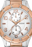 Buy Shop Guess Siren White Dial Two Tone Steel Strap Watch for Women - W0442L4 USA Online