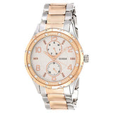 Buy Shop Guess Siren White Dial Two Tone Steel Strap Watch for Women - W0442L4 USA Online