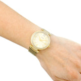 Buy Shop Guess Soho Champagne Dial Stainless Steel Mesh Bracelet Watch For Women - W0638L2 USA Online