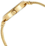 Buy Shop Guess Soho Champagne Dial Stainless Steel Mesh Bracelet Watch For Women - W0638L2 USA Online