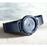 Buy Shop Guess Soho Diamonds Blue Dial Blue Mesh Bracelet Watch For Women - W0638L3 USA Online