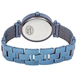 Buy Shop Guess Soho Diamonds Blue Dial Blue Mesh Bracelet Watch For Women - W0638L3 USA Online
