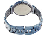 Buy Shop Guess Soho Diamonds Blue Dial Blue Mesh Bracelet Watch For Women - W0638L3 USA Online
