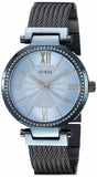 Buy Shop Guess Soho Diamonds Blue Dial Blue Mesh Bracelet Watch For Women - W0638L3 USA Online