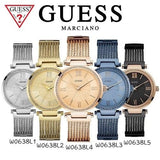 Guess Soho Diamonds Blue Dial Blue Mesh Bracelet Watch For Women - W0638L3