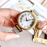 Buy Shop Guess Soho Diamonds Silver Dial Silver Mesh Bracelet Watch for Women - W0638L7 USA Online