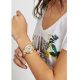 Buy Shop Guess Soho Diamonds Silver Dial Silver Mesh Bracelet Watch for Women - W0638L7 USA Online