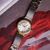 Buy Shop Guess Soho Diamonds Silver Dial Silver Mesh Bracelet Watch for Women - W0638L7 USA Online