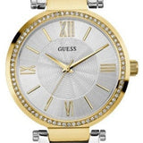 Buy Shop Guess Soho Diamonds Silver Dial Silver Mesh Bracelet Watch for Women - W0638L7 USA Online