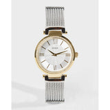 Buy Shop Guess Soho Diamonds Silver Dial Silver Mesh Bracelet Watch for Women - W0638L7 USA Online