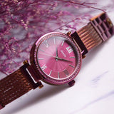 Buy Shop Guess Soho Pink Dial Pink Mesh Bracelet Watch For Women - W0638L6 USA Online