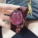Buy Shop Guess Soho Pink Dial Pink Mesh Bracelet Watch For Women - W0638L6 USA Online