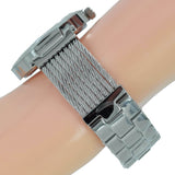 Buy Shop Guess Soho Silver DIal Stainless Steel Mesh Bracelet Watch For Women - W0638L1 USA Online