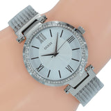 Buy Shop Guess Soho Silver DIal Stainless Steel Mesh Bracelet Watch For Women - W0638L1 USA Online