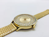 Buy Shop Guess Soiree Diamonds Gold Dial Gold Mesh Bracelet Watch for Women - GW0402L2 USA Online