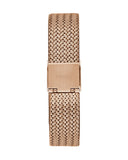 Buy Shop Guess Soiree Diamonds Rose Gold Dial Rose Gold Mesh Bracelet Watch for Women - GW0402L3 USA Online