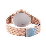 Buy Shop Guess Soiree Diamonds Rose Gold Dial Rose Gold Mesh Bracelet Watch for Women - GW0402L3 USA Online