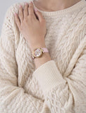 Buy Shop Guess Soiree Diamonds Silver Dial Silver Mesh Bracelet Watch for Women - GW0402L1 USA Online
