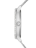 Buy Shop Guess Soiree Diamonds Silver Dial Silver Mesh Bracelet Watch for Women - GW0402L1 USA Online