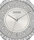 Buy Shop Guess Soiree Diamonds Silver Dial Silver Mesh Bracelet Watch for Women - GW0402L1 USA Online