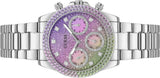 Buy Shop Guess Sol Chronograph Crystals Multicolor Dial Silver Steel Strap Watch For Women - GW0483L1 USA Online