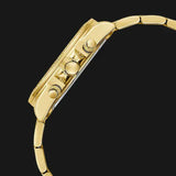 Buy Shop Guess Sol Chronograph Gold Dial Gold Steel Strap Watch For Women - GW0483L2 USA Online