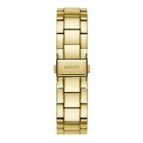 Buy Shop Guess Solar Chronograph Diamonds White Dial Gold Steel Strap Watch for Women - W1069L2 USA Online