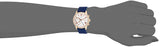 Buy Shop Guess Solar White Rose Gold Dial Blue Rubber Strap Watch For Women - W1135L3 USA Online