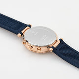 Buy Shop Guess Solistice Diamonds Roe Gold Dial Black Rubber Strap Watch for Women - GW0484L2 USA Online