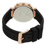 Buy Shop Guess Solstice Diamonds Black Mother of Pearl Dial Black Rubber Strap Watch for Women - GW0113L2 USA Online