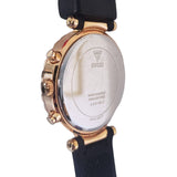 Buy Shop Guess Solstice Diamonds Black Mother of Pearl Dial Black Rubber Strap Watch for Women - GW0113L2 USA Online