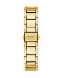 Buy Shop Guess Solstice Diamonds Gold Dial Gold Steel Strap Watch for Women - GW0403L2 USA Online