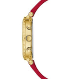 Buy Shop Guess Solstice Diamonds Gold Dial Red Rubber Strap Watch for Women - GW0484L1 USA Online