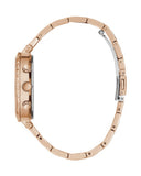 Buy Shop Guess Solstice Diamonds Rose Gold Dial Rose Gold Steel Strap Watch for Women - GW0403L3 USA Online